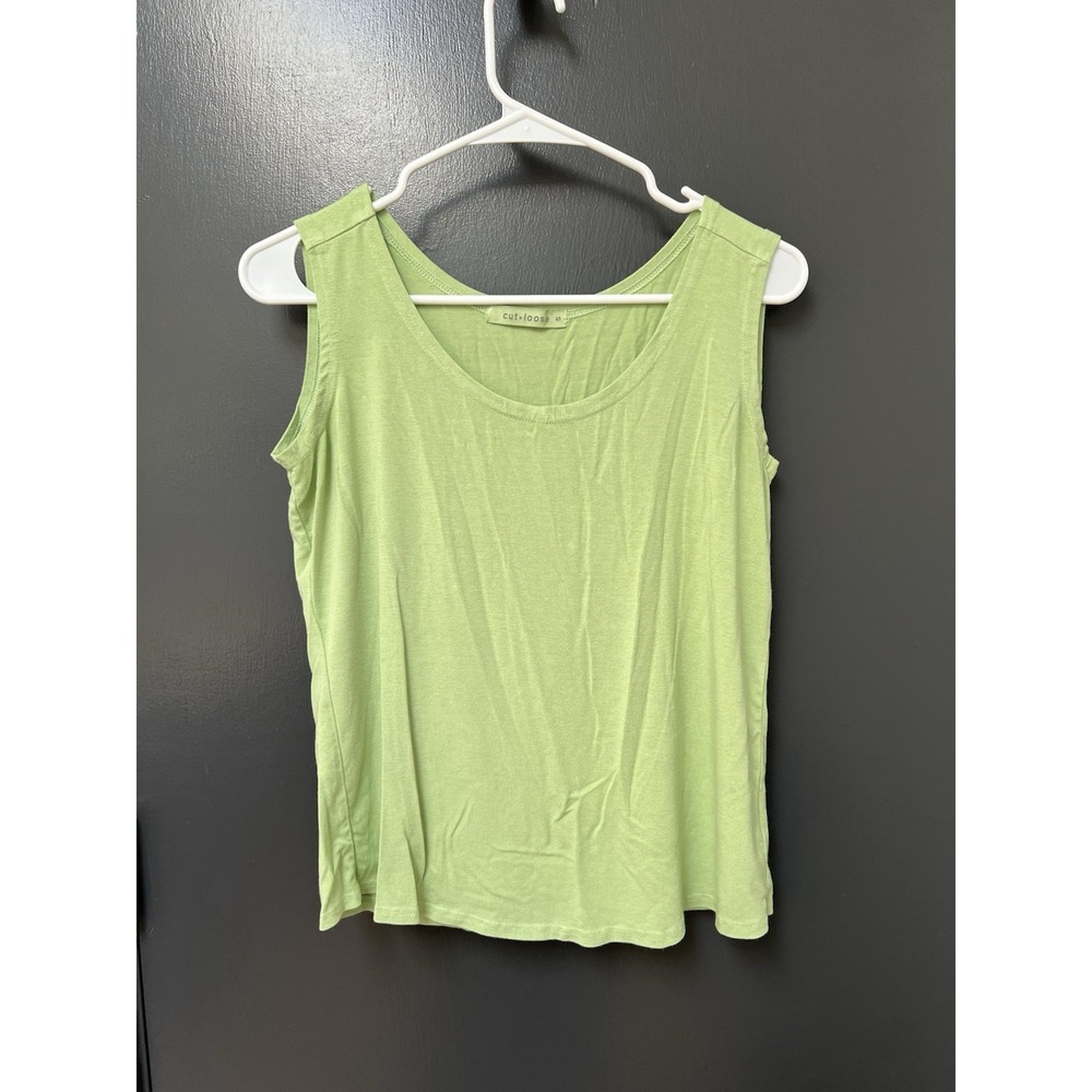 Cut Loose Green Tank Top Womens Sz S